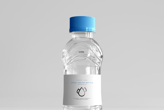 广告500毫升淡水瓶模型智能液体瓶子