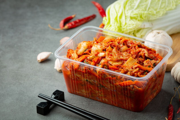 食品泡菜即食塑料盒生活营养韩国